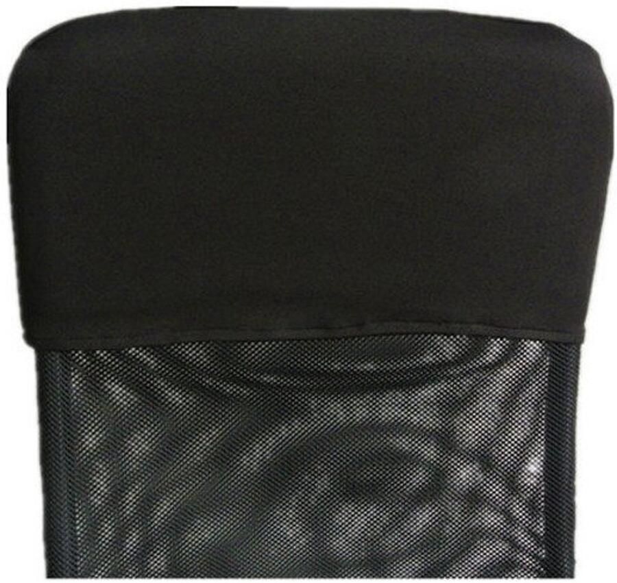 Stofdichte stoel rugsteun cover voor thuis kantoor stoel comfortabele hoge elasticiteit rugsteun cover rugsteun hoofd kussens-Zwart 35 * 48cm