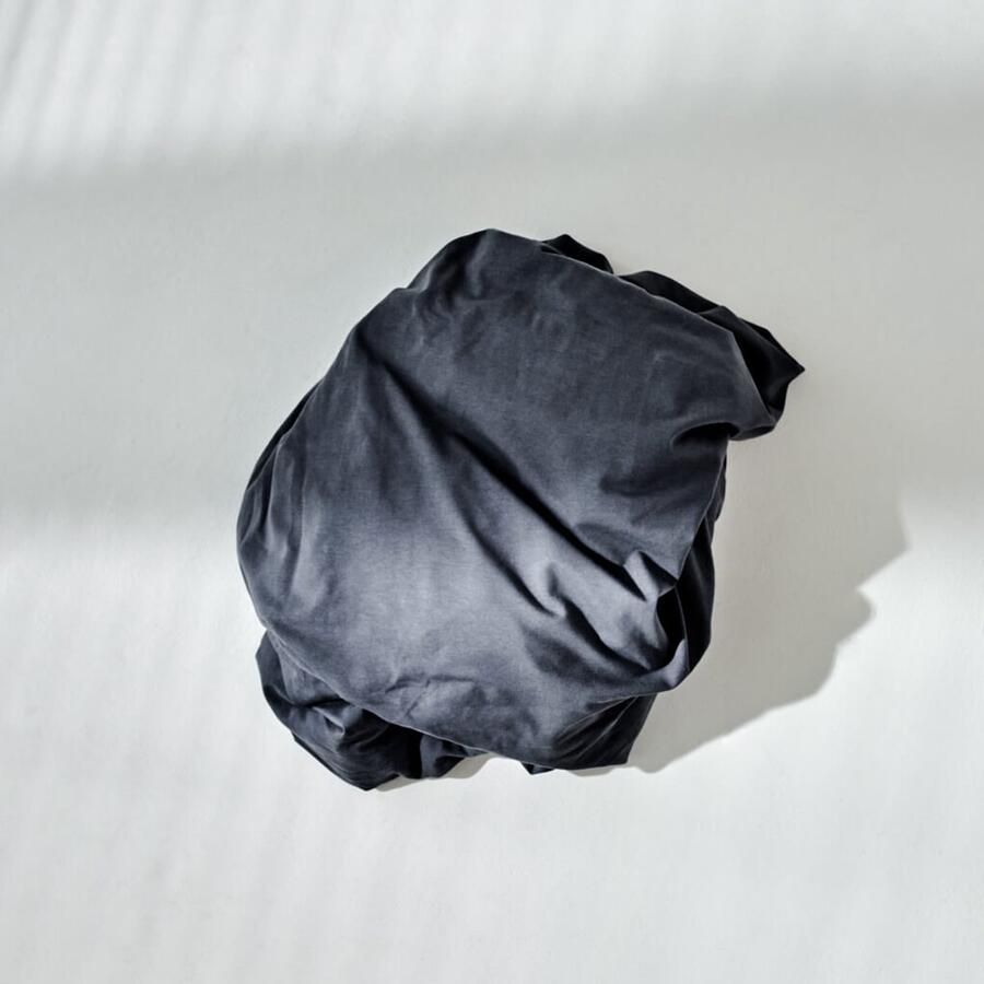 Auping Jersey 235 hoeslaken voor matras 120 x 200 210 220 cm Cool Grey Biologisch katoen - Foto 5