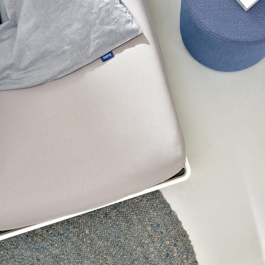 Auping Jersey 235 hoeslaken voor matras 180 200 x 200 210 220 cm Taupe Biologisch katoen