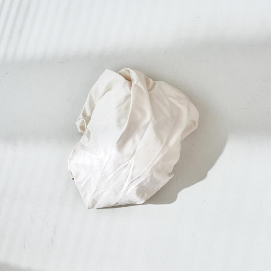 Auping Satin 300 hoeslaken voor matras 160 x 210 cm Gebroken wit Katoen