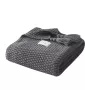 AUSTINCIAGA Deken Van Gebreid Plaid Bank Sprei Tafelkleed Sprei Warm Zacht Met Franjes Handgemaak Voor Strand Picknick Alle Seizoenen- bruin - Thumbnail 1