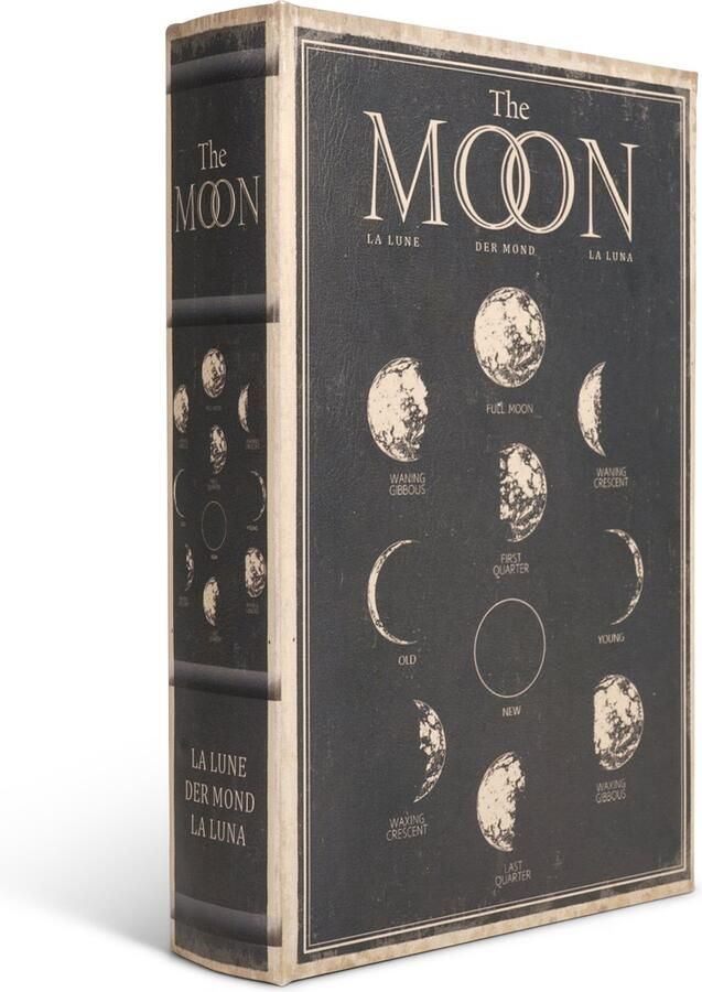 Authentic Models Boekenkast Decoratie Schrijftafel Safe Book Moon
