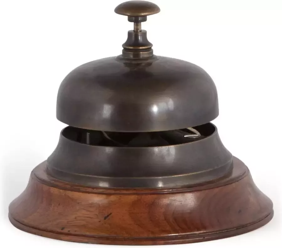 Authentic Models Receptiebel Sailor's Inn Desk Bell' Brons 13 x 13 x 10.5cm