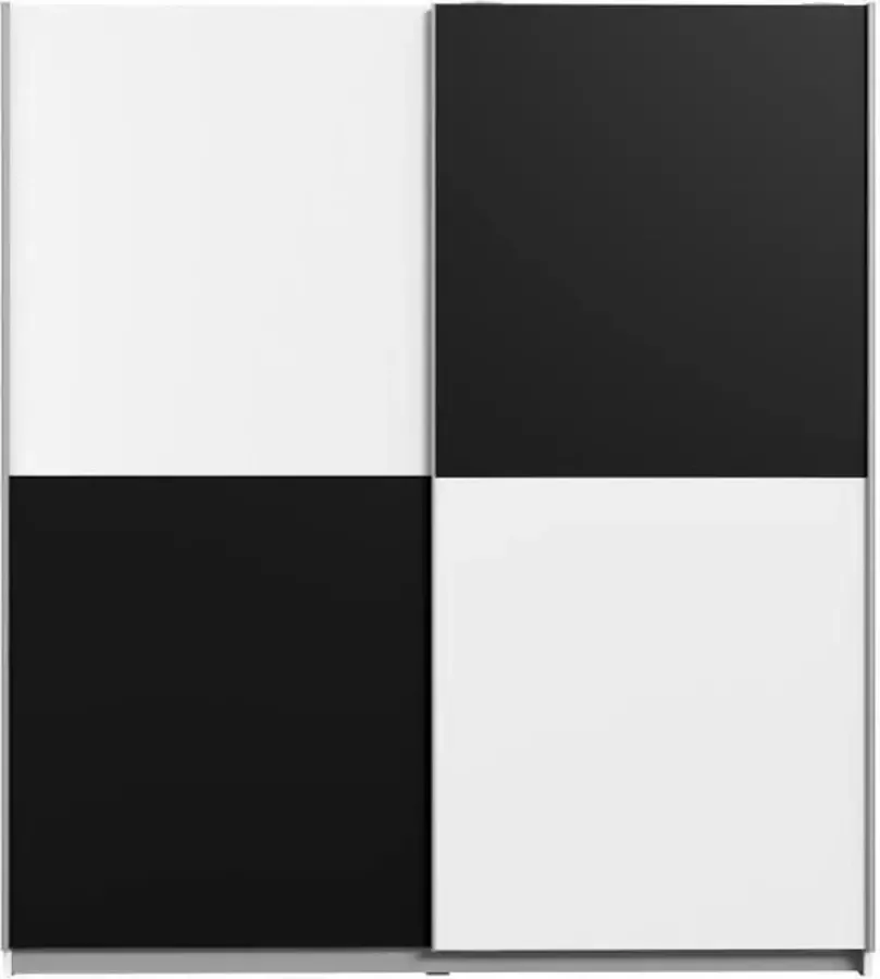Cstore FINLANDEK ULOS eigentijdse witte en zwarte kledingkast L 170 3 cm