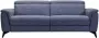 Autre MELBOURNE 3-zitsbank met 1 elektrische relax Lichtblauwe stof L 208 x D 108 x H x 79 cm - Thumbnail 1