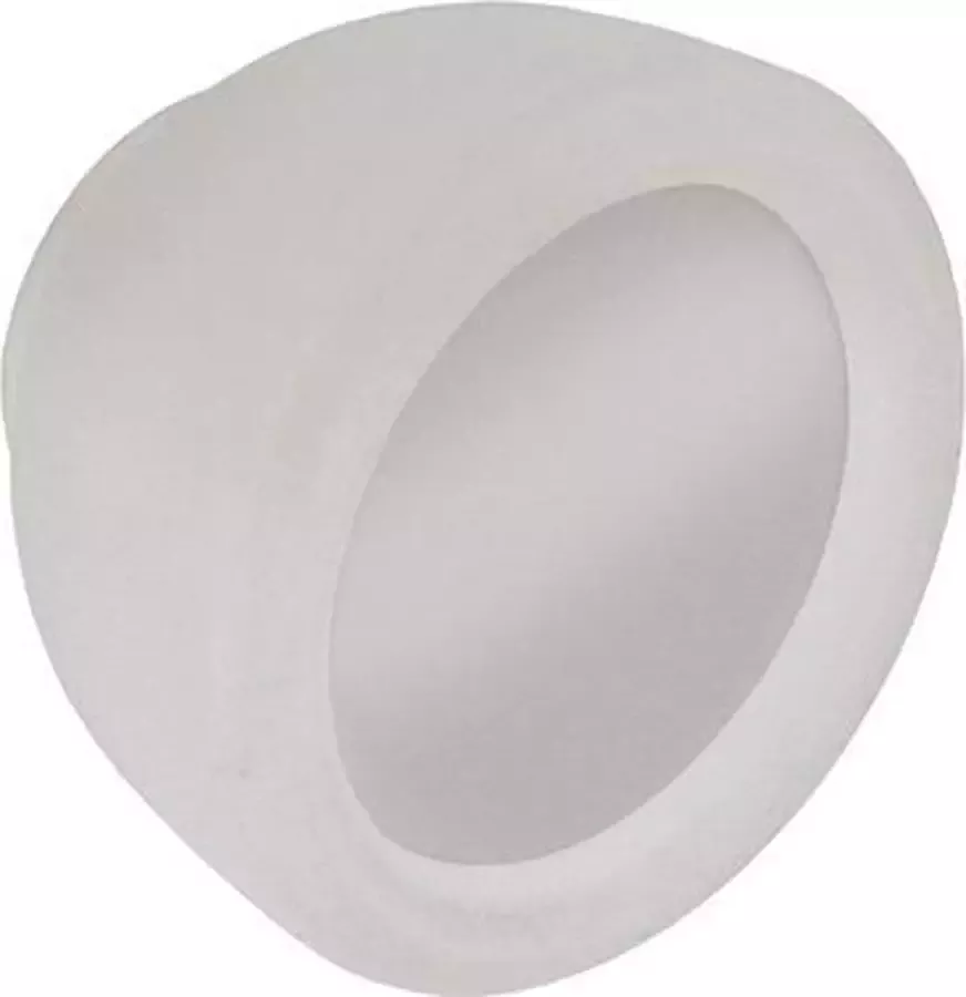 Avenue Decoration AVENUE meubelknop Pamela mat siliconen rubber rond Ø 33mm ZILVER