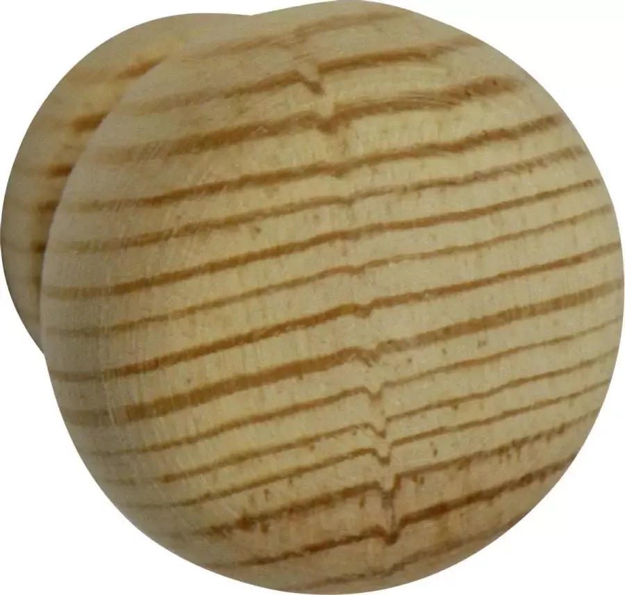 Avenue Decoration meubelknop model Renesse Ø 30 x 30 mm massief grenen