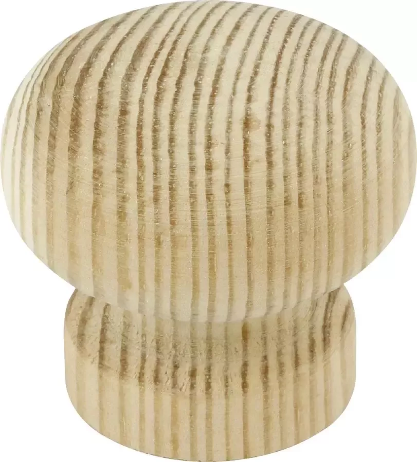 Avenue Decoration meubelknop model Renesse Ø 42 mm massief grenenhout
