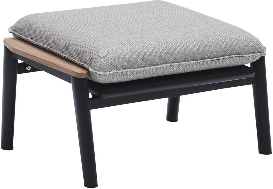 AVH-Collectie Alzano voetenbank zand rope aluminium antraciet