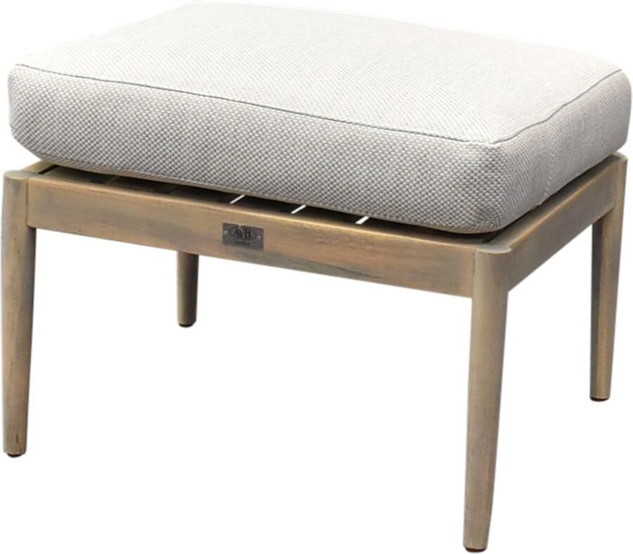 AVH-Collectie Cocoon voetenbank rope light grey