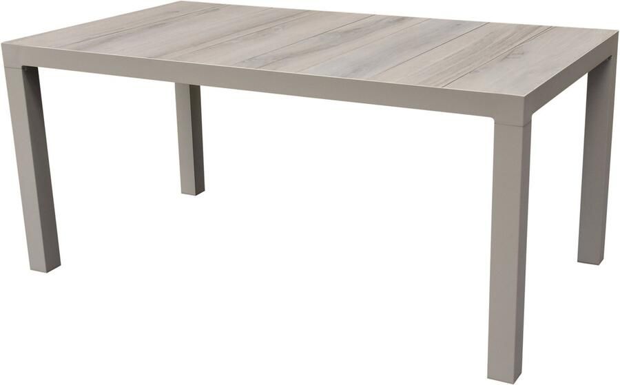 AVH-Collectie Fresno dining tuintafel 160x90xH74 cm latte