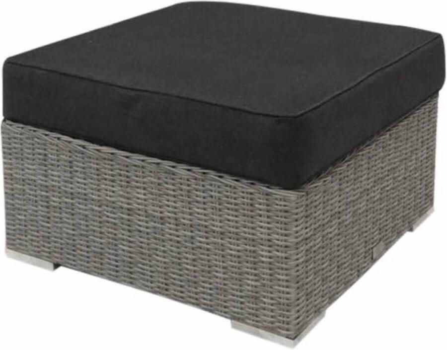 AVH-Collectie Matino voetenbank 78x78 cm grijs