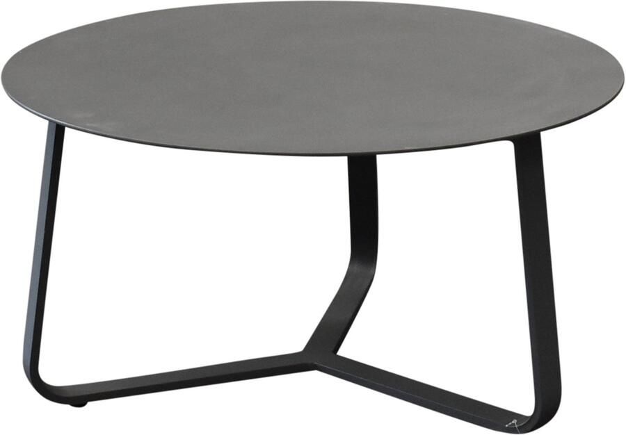 AVH-Collectie Pula lounge tuintafel 75xH40 cm rond antraciet