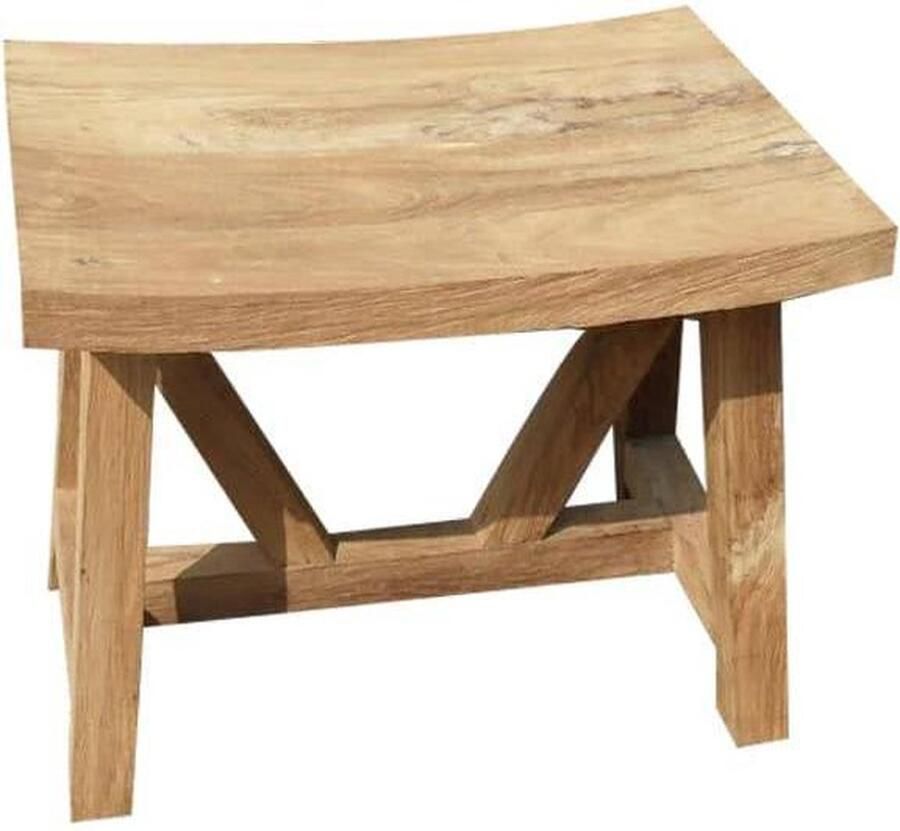 AVH-Collectie Stool voetenbank teak