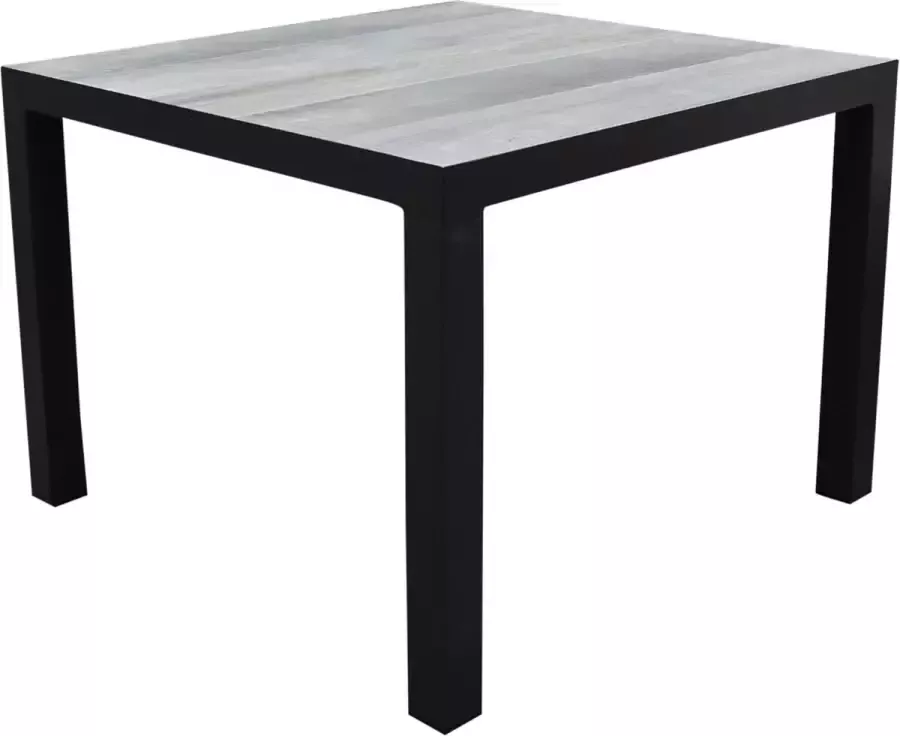 AVH-Collectie Fresno dining tuintafel 100x100xH74cm antraciet