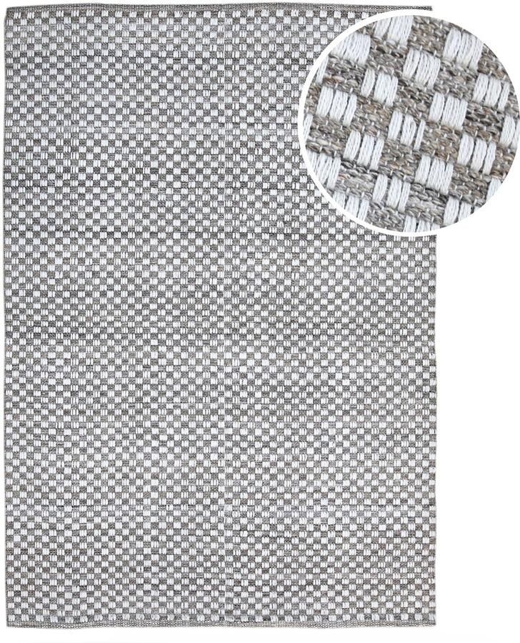 AXI Cyprus Buitenkleed – Rechthoekig – 200 x 290 cm – Bruin – Geometrisch patroon Buitenkleed – Buitentapijt – Weer- en UV-bestendig – Plat geweven – Tuintapijt – Voor binnen en buiten Handgeweven