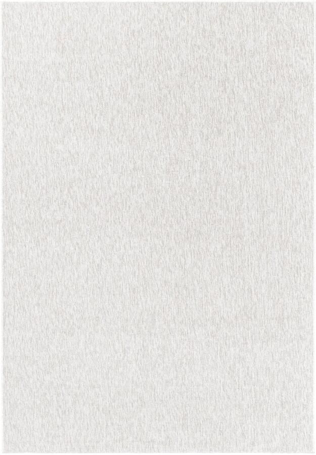 Ayyildiz Nizza Vloerkleed – Creme – Laagpolig & Effen Design – 200x200 cm rond