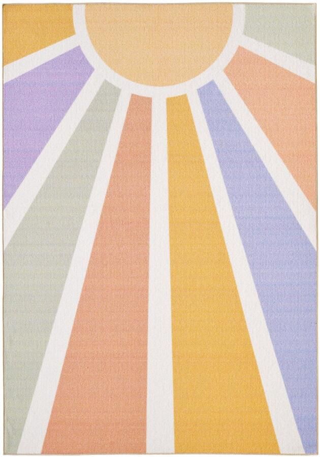 Ayyildiz Play Vloerkleed – Kindervloerkleed – Zonneschijn – Laagpolig – Anti-Allergisch & Anti-Slip – 140x200 cm