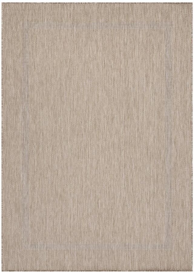 Ayyildiz Relax Vloerkleed – Beige – Laagpolig Kaderdesign – Voor Binnen & Buiten – 280x370 cm