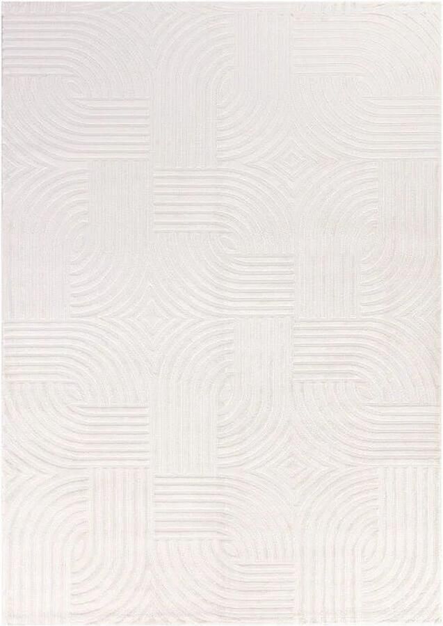 Moonay Home Tapijt Creme vloerkleed 200 x 290 cm woonkamer kinderkamer hal