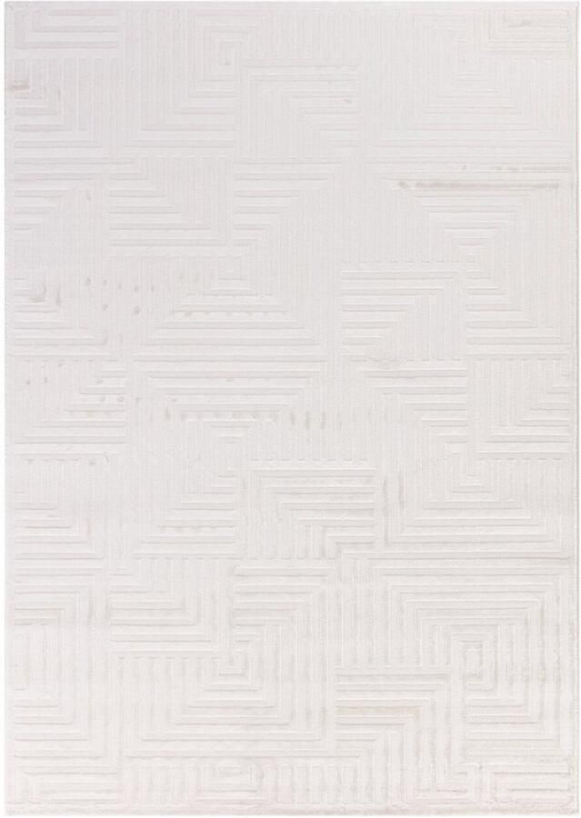 Ayyildiz Vloerkleed Sahara 3D Japandi Stijl 120 x 170 cm Creme