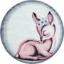 Ayyildiz Bambi vloerkleed 120x120cm roze 0850 - Thumbnail 2