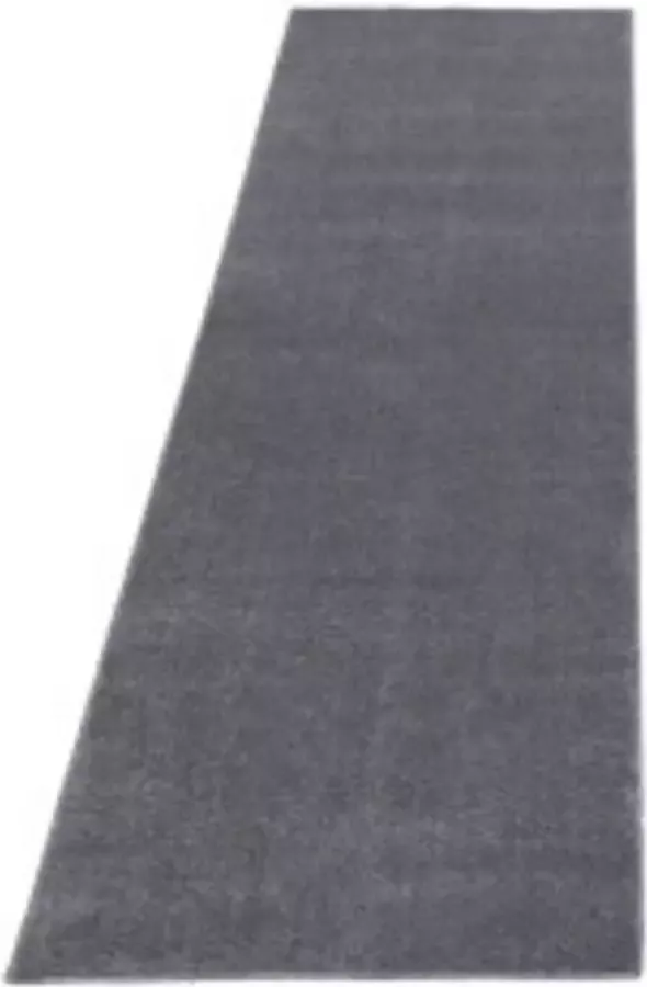 Ayyildiz Laag polig tapijt in de kleur licht grijs