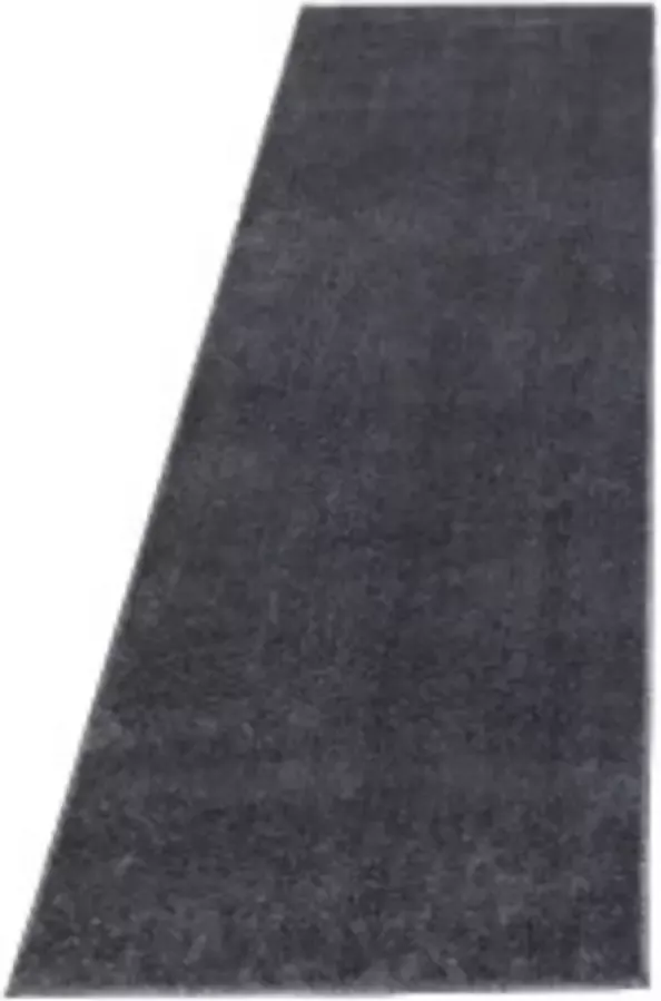 Ayyildiz Loper Laag polig tapijt in de kleur grijs