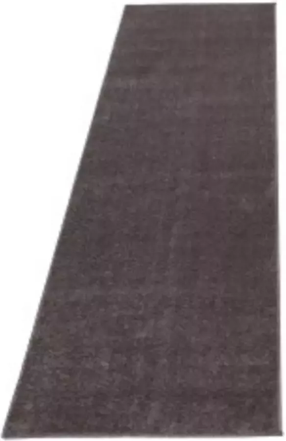 Ayyildiz Loper Laag polig tapijt in de kleur licht bruin