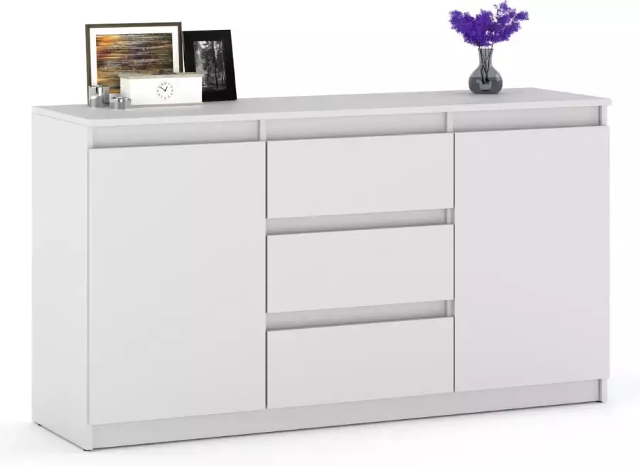 AZ-Home Dressoir Bruno 160 cm Wit Kast Commode