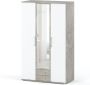 AZ-Home Kledingkast Karol 120 cm Grijs (Betonlook) Wit Kast Garderobekast - Thumbnail 2