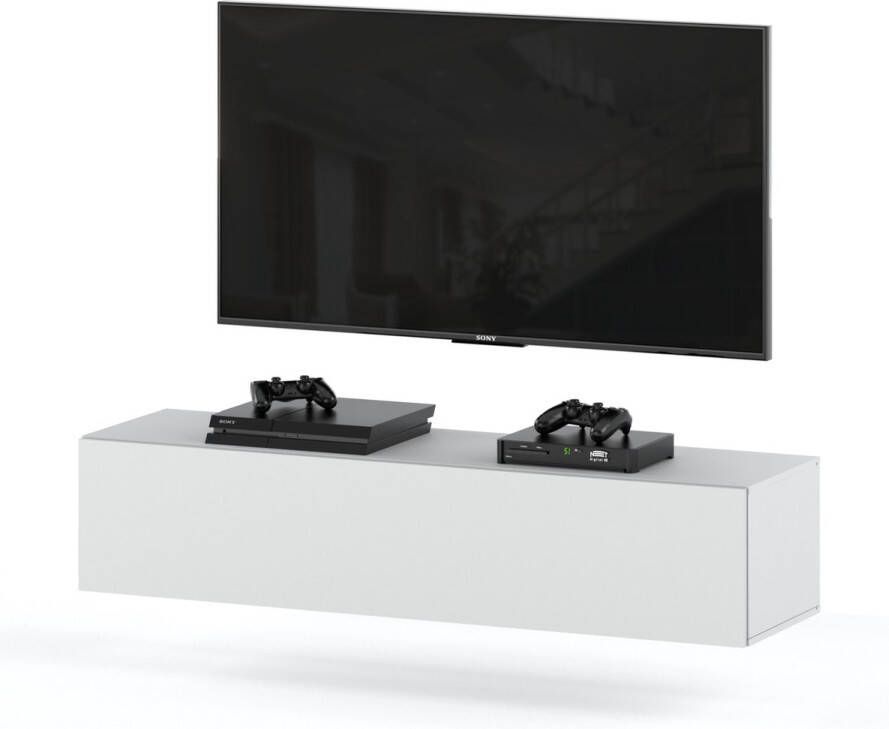 AZ-Home Tv Meubel Young 160 cm Wit Tv kast Zwevend kast