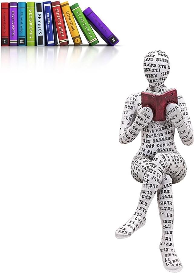 Azomor Abstracte Vrouwelijke Sculptuur voor Decoratie van Plank of Boekenkast