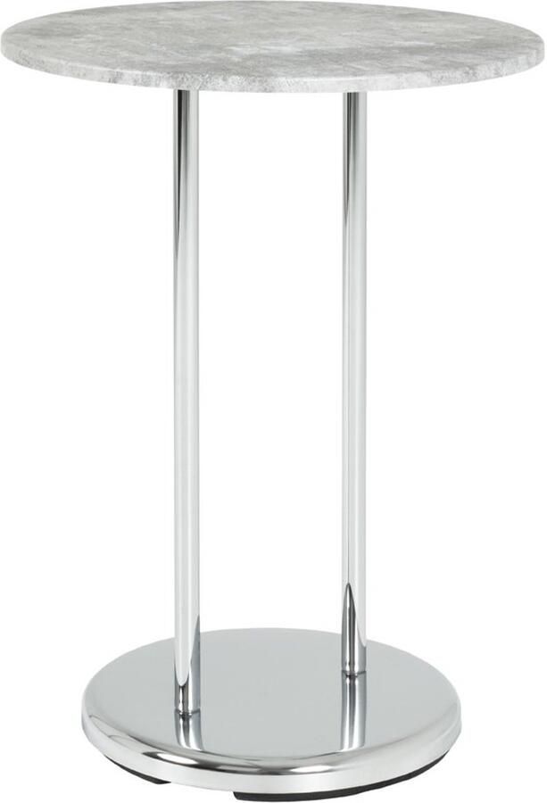 Azomor Moderne en praktische bijzettafel met chromen details en groene afwerking