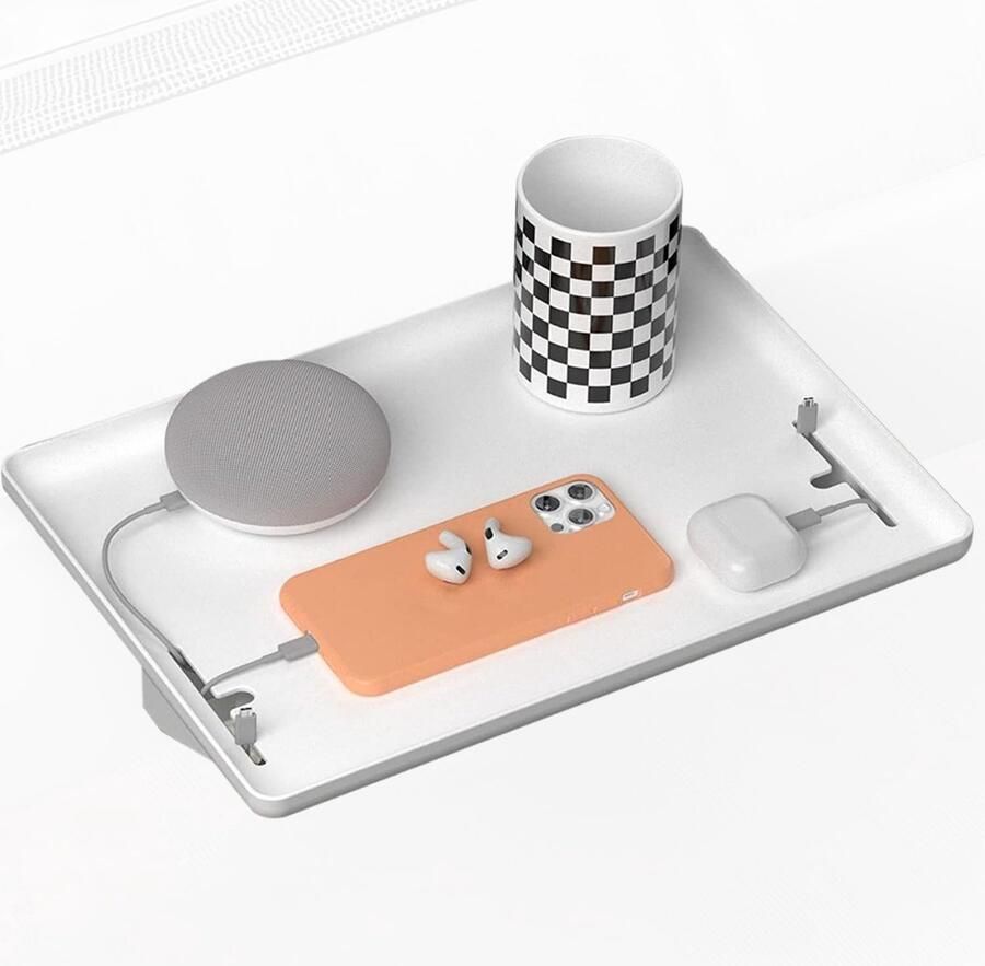 Azomor Opvouwbare bedrand plank met klem voor compacte slaapruimtes