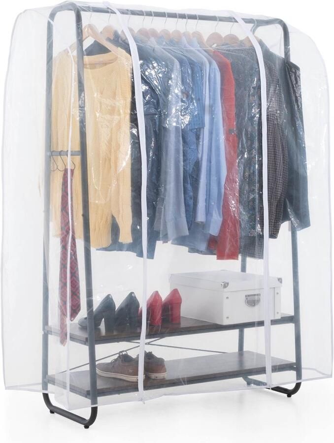 Azomor Robuust kledingrek met planken en hoge draagkracht voor veelzijdig gebruik