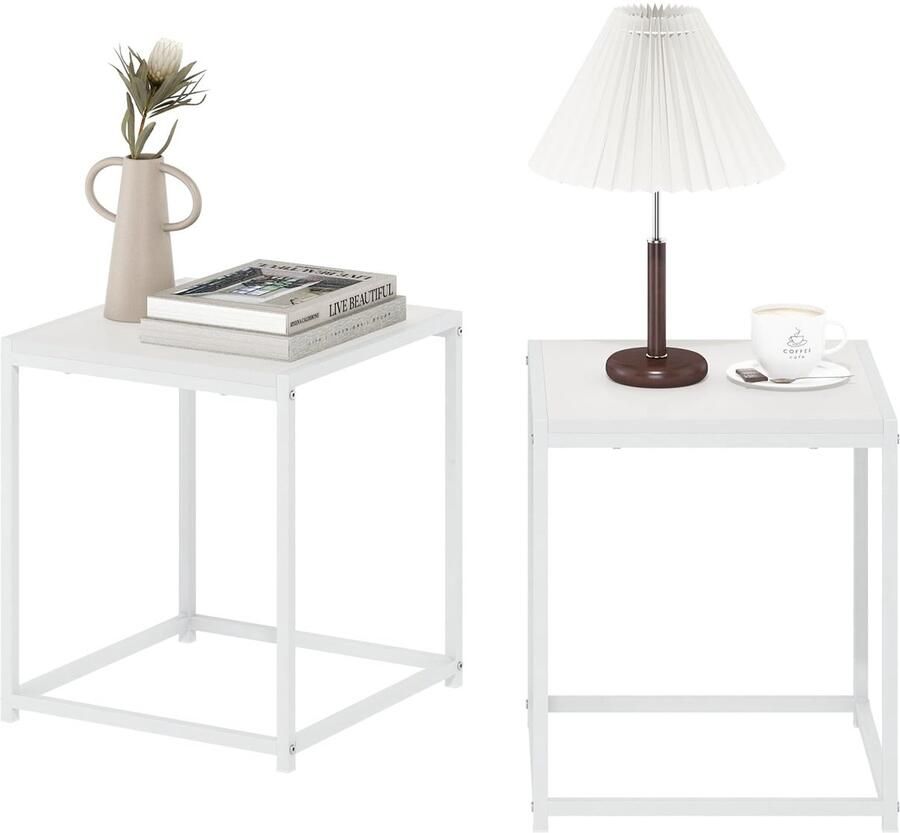 Azomor Set van twee moderne bijzettafels voor elke kamer in huis