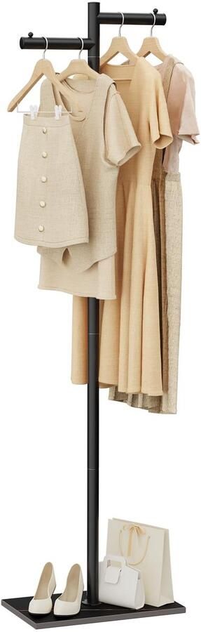Azomor Stijlvolle en Ruimtebesparende Kledingstandaard met Stabiele Basis voor Elke Ruimte