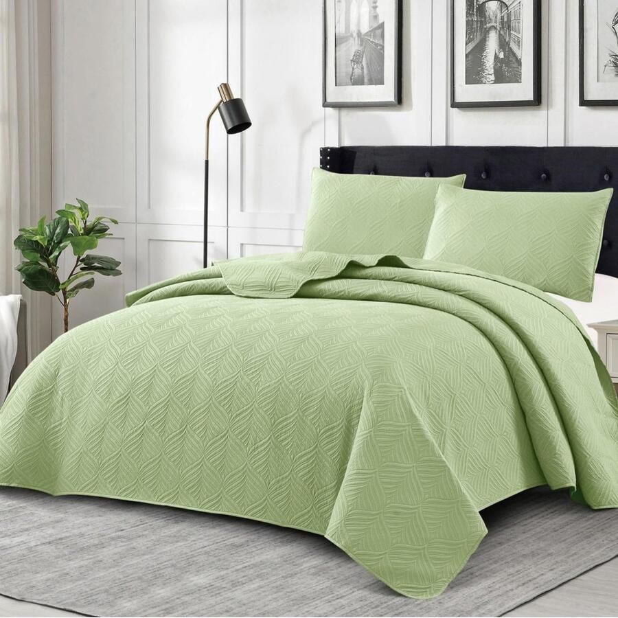 Azomor Veelzijdige en lichte deken voor bed of bank met elegant reliëfpatroon