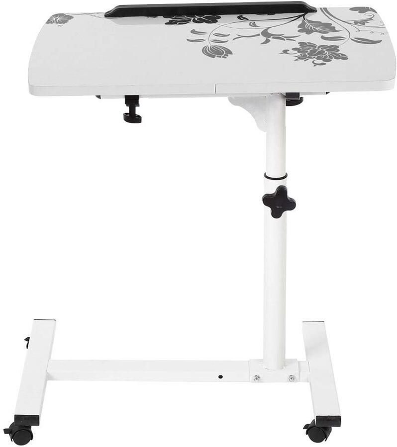 Azomor Veelzijdige in hoogte verstelbare bijzettafel met wieltjes voor toepassingen