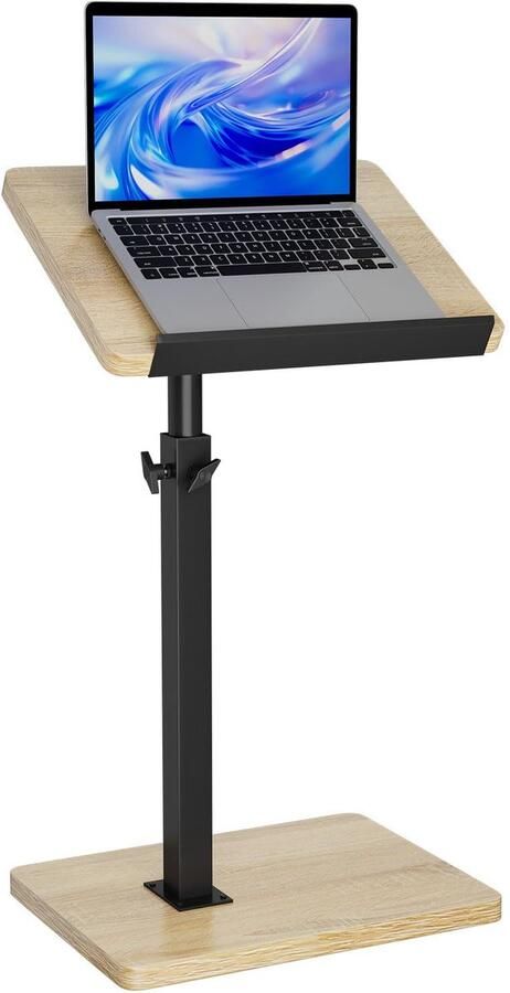 Azomor Verstelbare en draaibare bijzettafel voor compact en flexibel gebruik