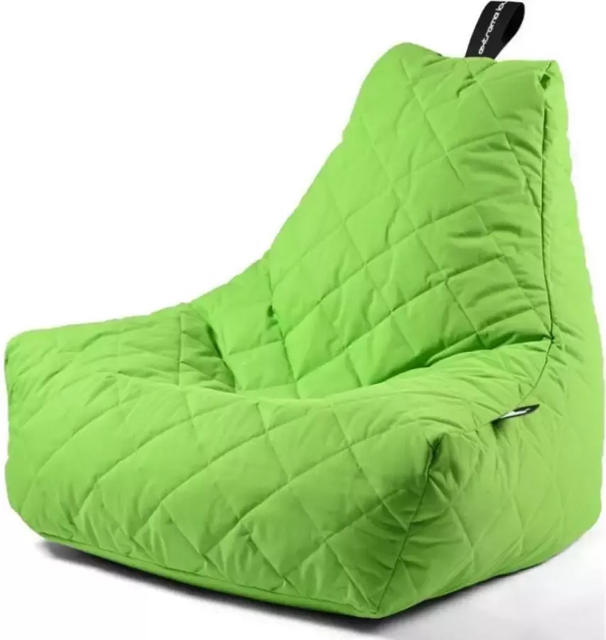 Extreme Lounging b-bag mighty-b quilted lime zitzak volwassenen ergonomisch weerbestendig outdoor - Foto 1