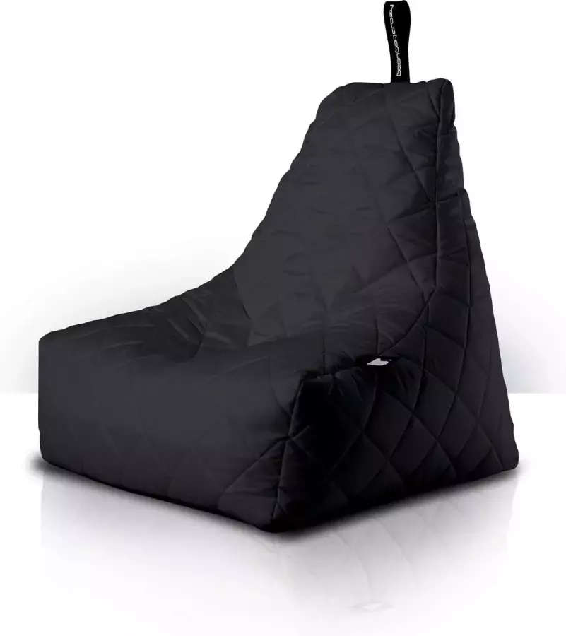 Extreme Lounging b-bag mighty-b quilted zwart zitzak volwassenen ergonomisch weerbestendig outdoor - Foto 2