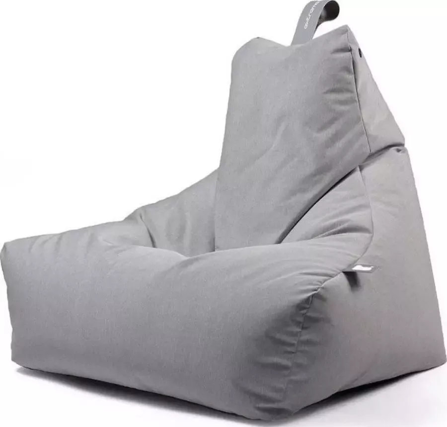 Extreme Lounging b-bag mighty-b Pastel grijs zitzak volwassenen ergonomisch weerbestendig outdoor - Foto 1