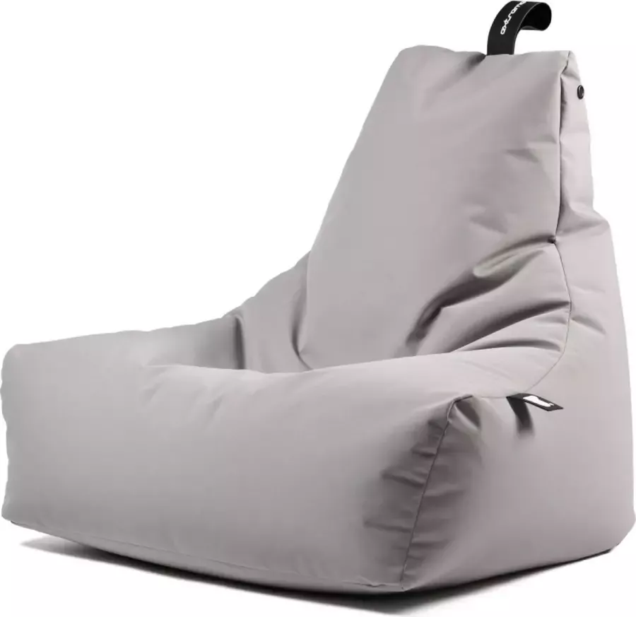 Extreme Lounging b-bag mighty-b zilvergrijs zitzak volwassenen ergonomisch weerbestendig outdoor - Foto 1
