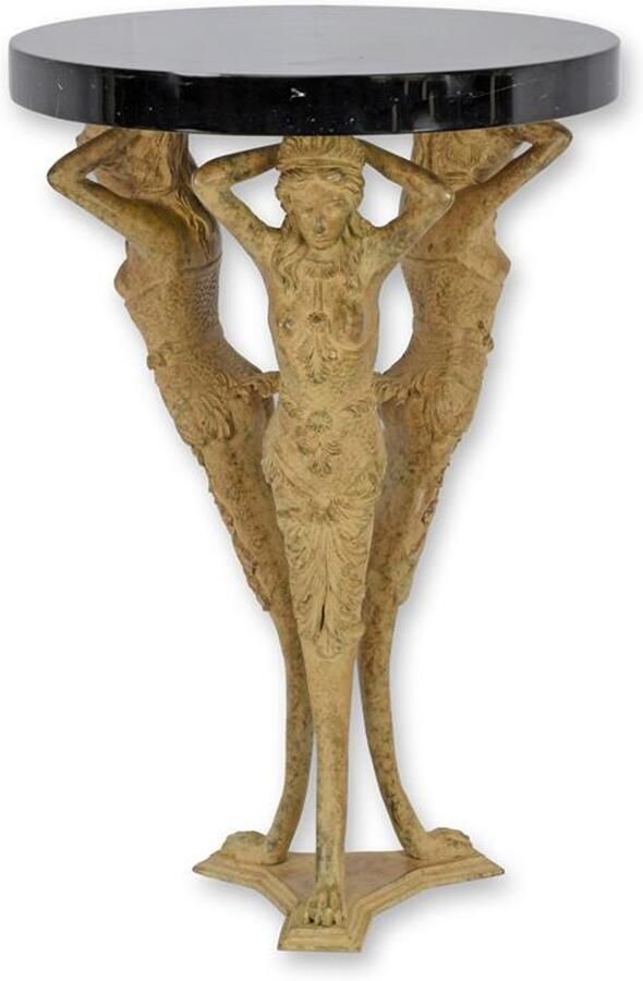 Baakman Bijzettafel Plantentafel brons 67 cm hoog