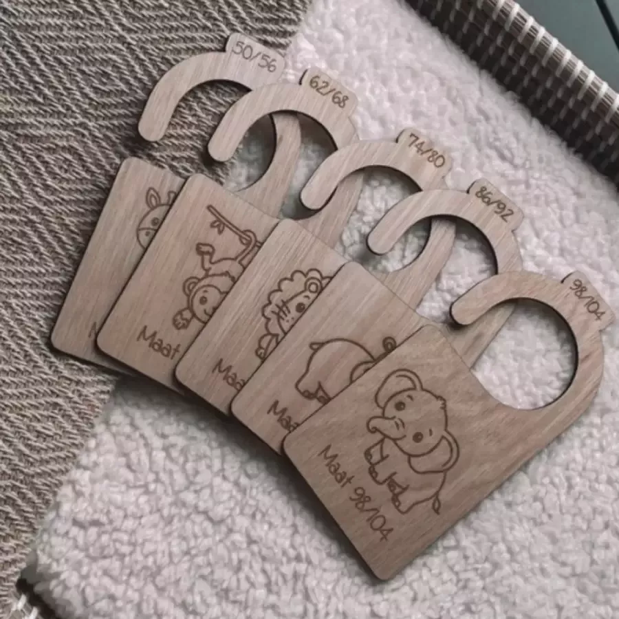 Baby jewellery Kast baby maat verdelers