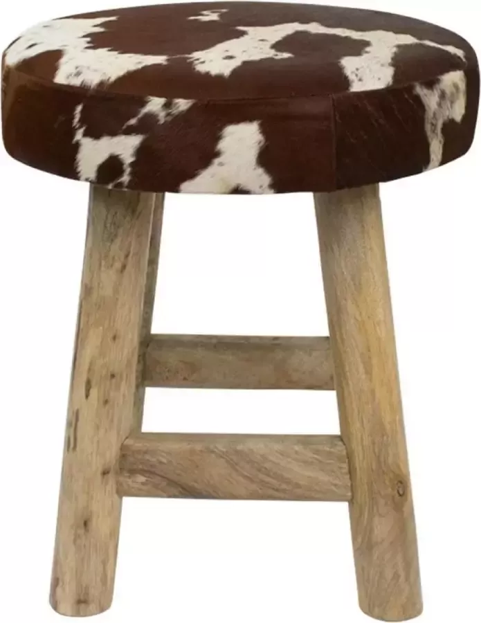 Back2Nature Kruk chalet koe rond rood bruin