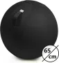 Backerz Zitbal Linnen 65 CM Zitballen met Hoes Balanskruk – Luxe Yoga Bal Ergonomische Bureaustoel Bal Geel - Thumbnail 2