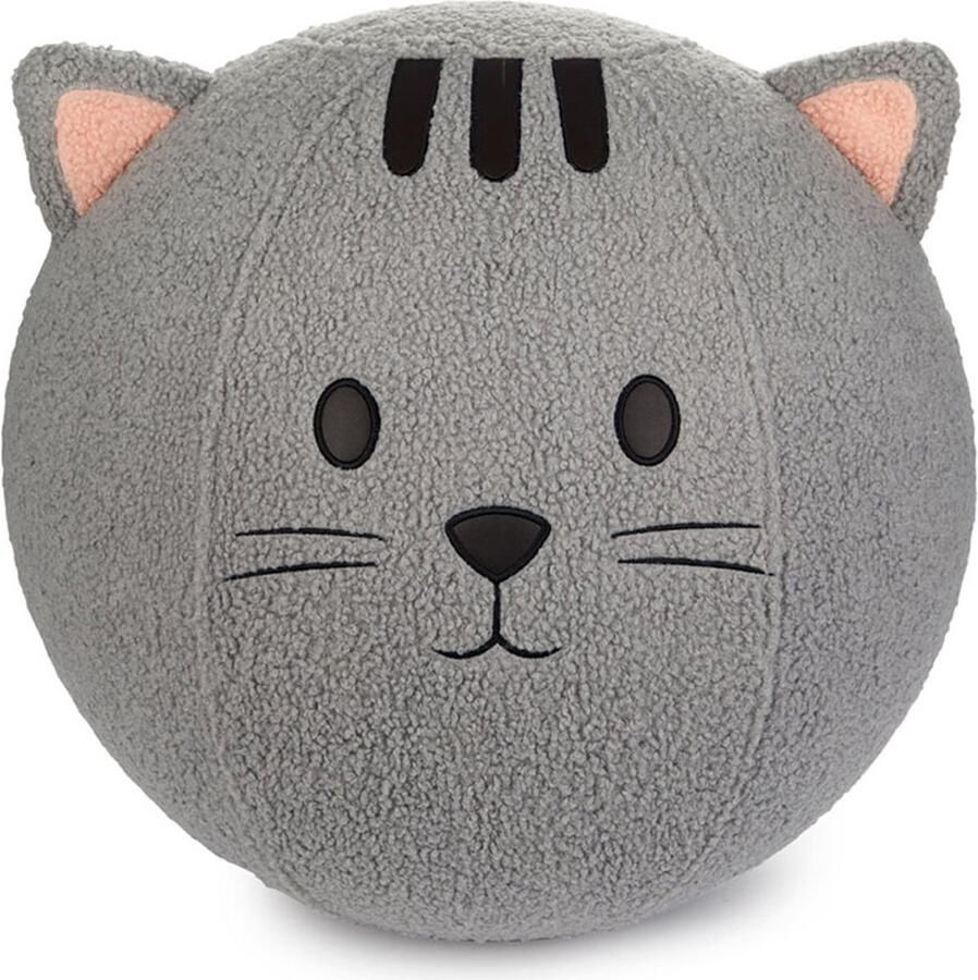 Balvi Poef Kitty grijs polyester
